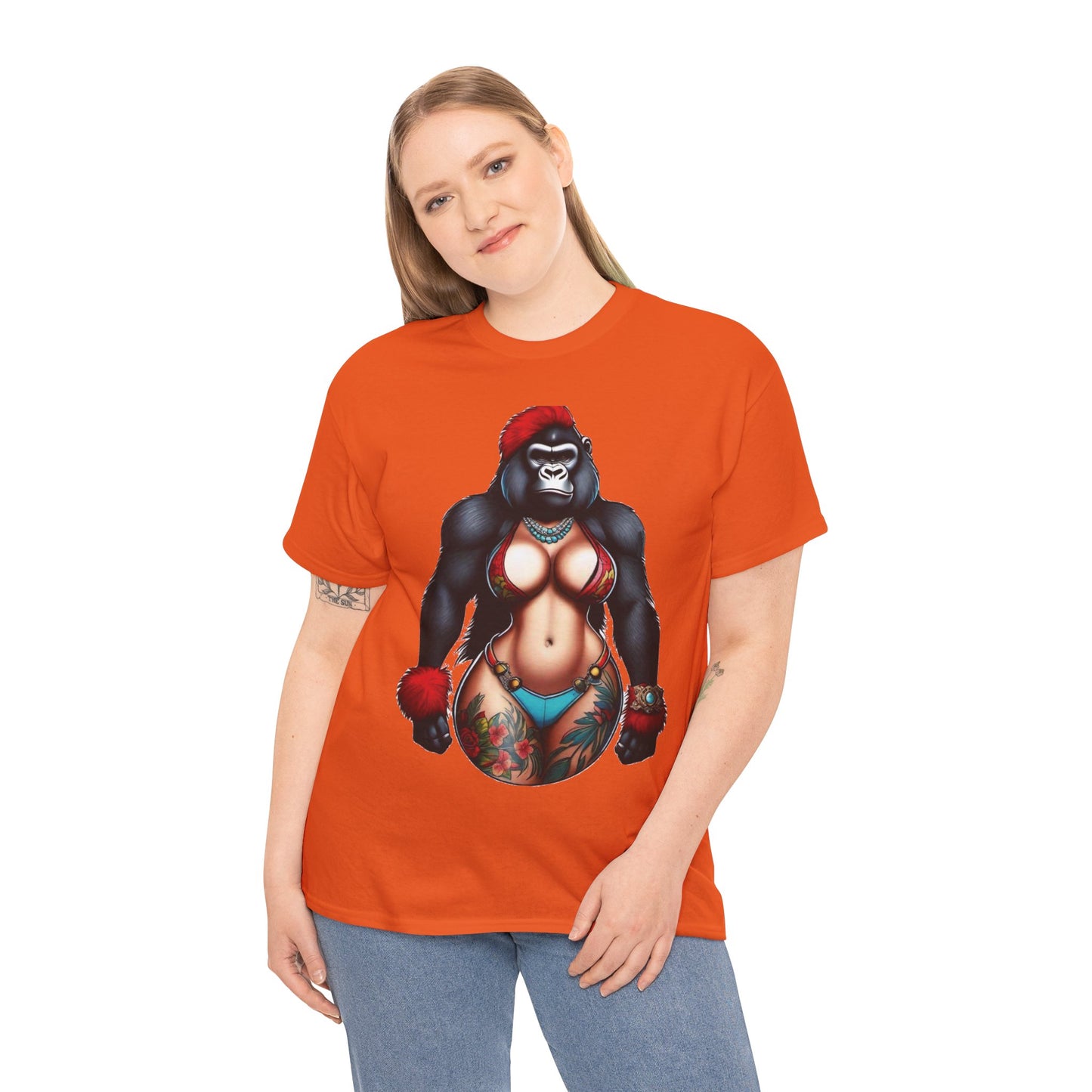 Unisex Heavy Cotton Tee - Gorilla