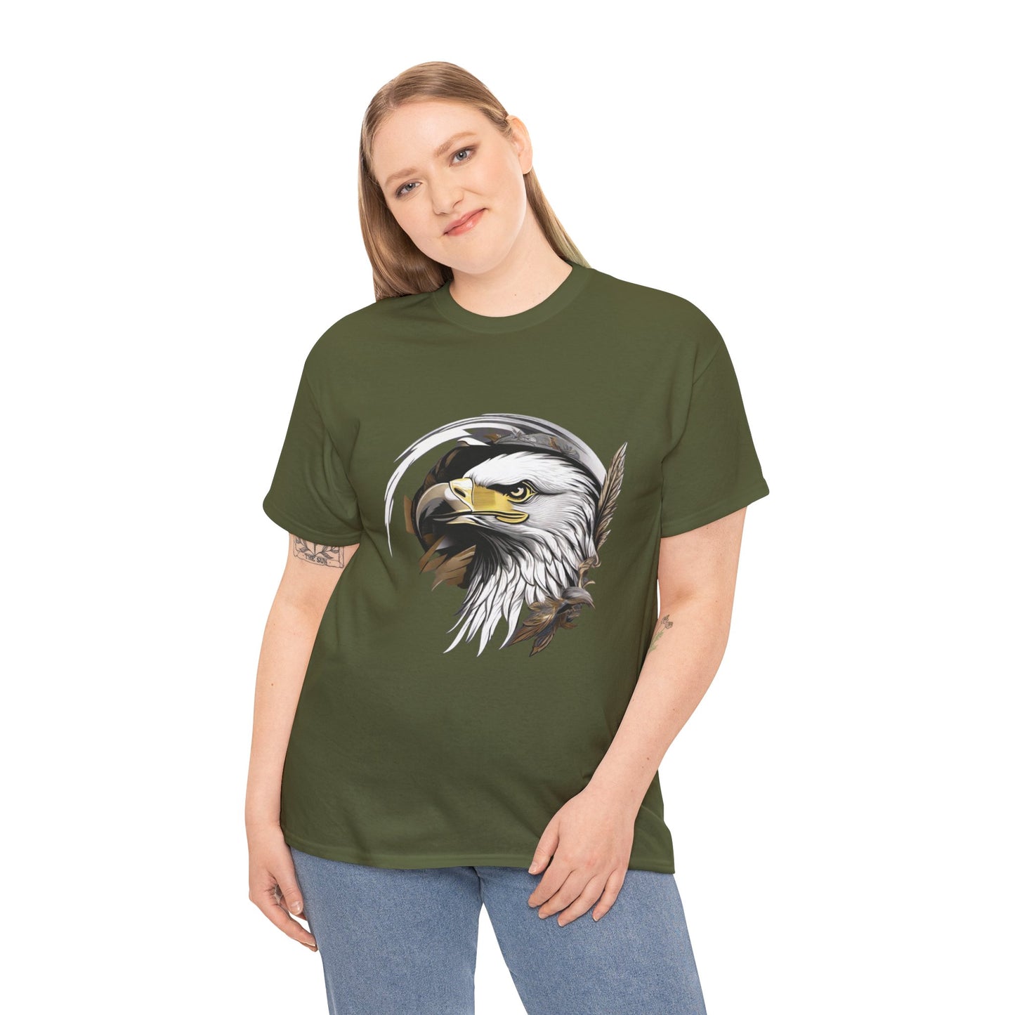 Unisex Heavy Cotton Tee - Eagle