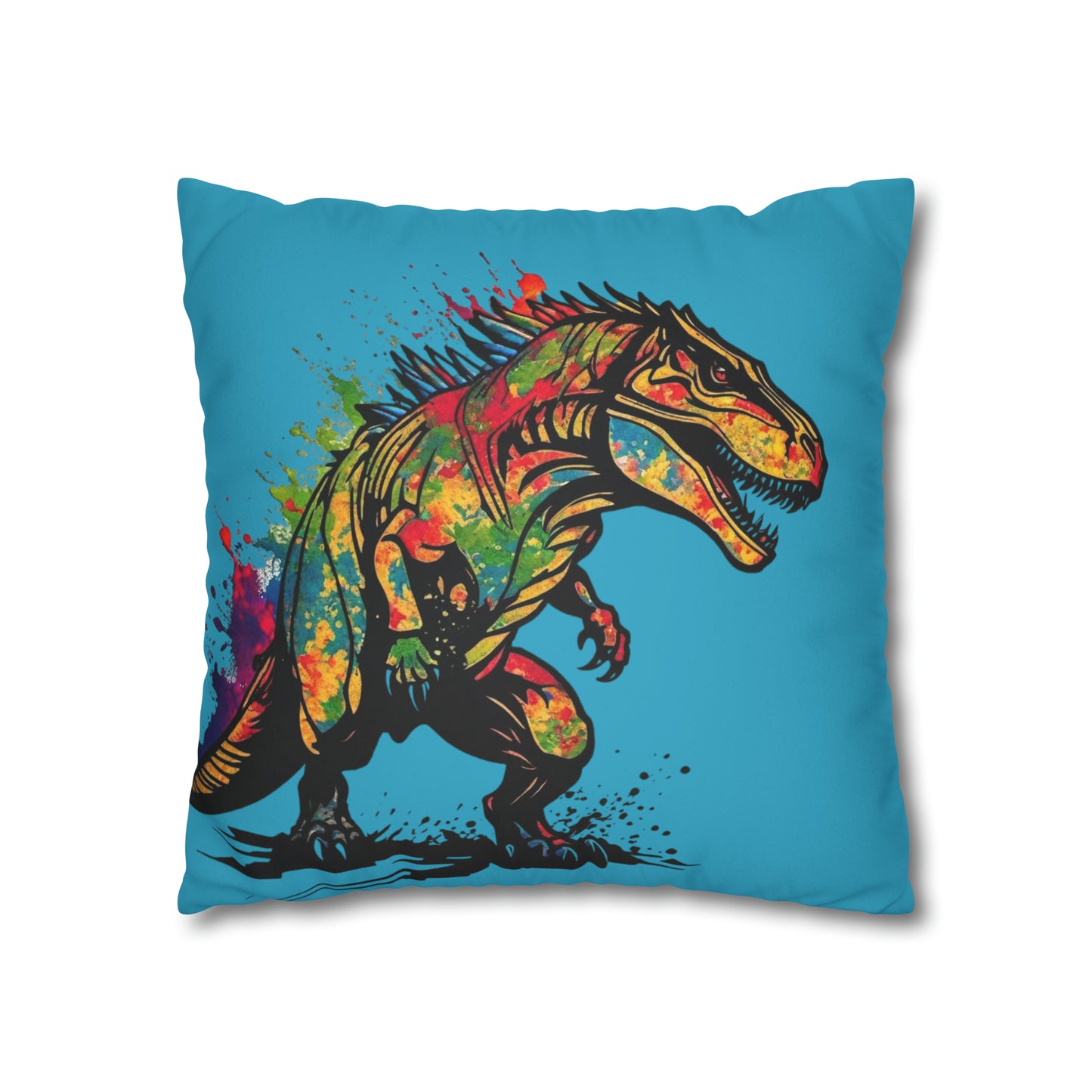 Faux Suede Square Pillowcase