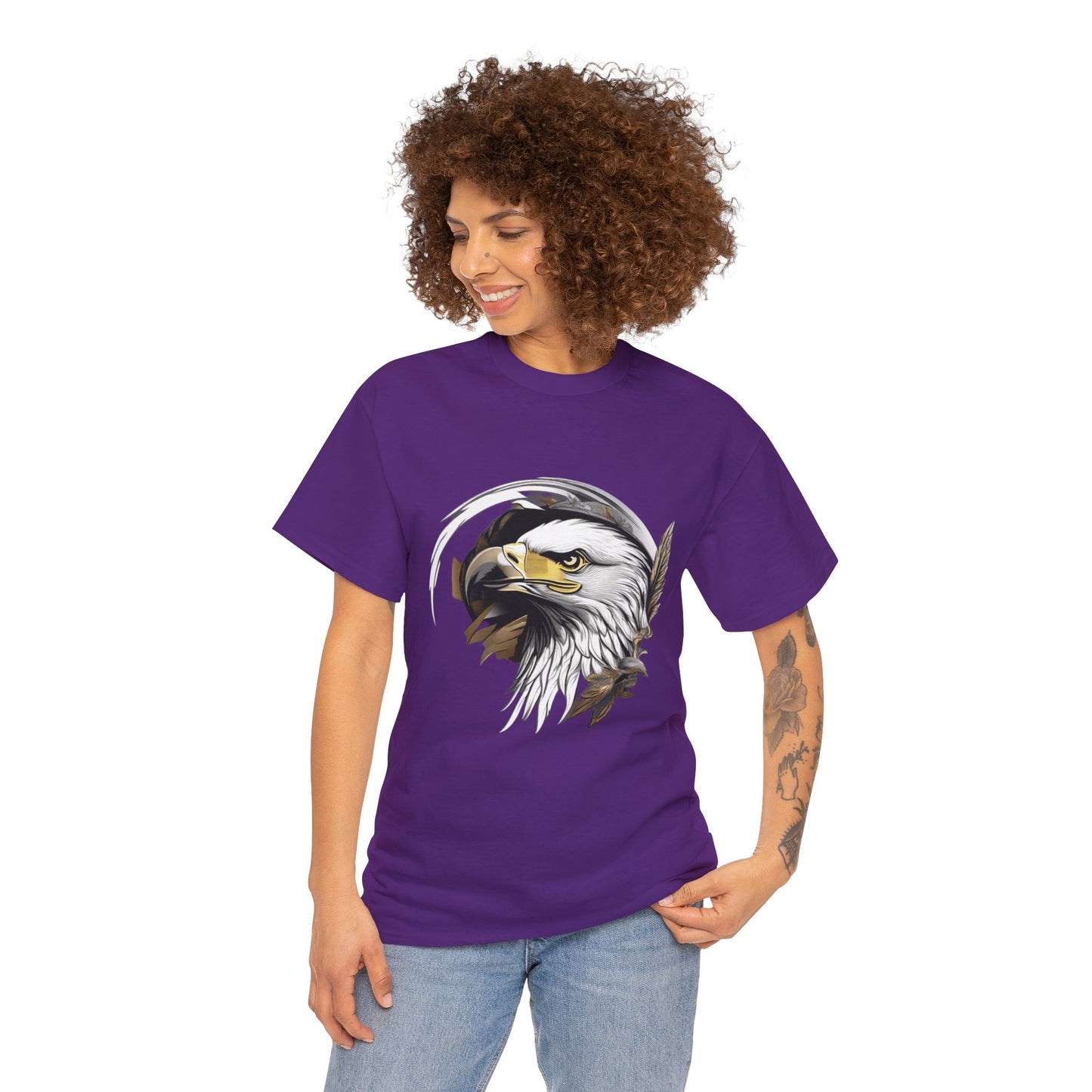 Unisex Heavy Cotton Tee - Eagle