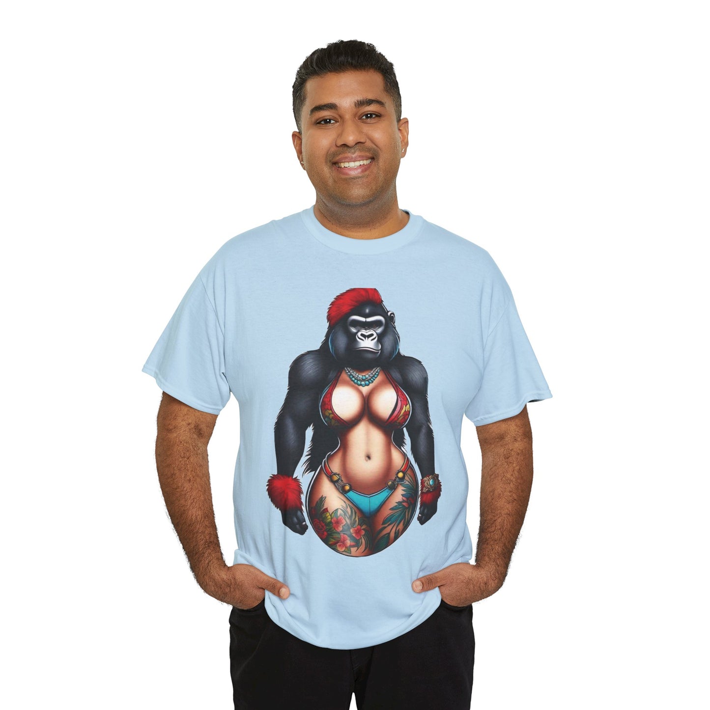 Unisex Heavy Cotton Tee - Gorilla