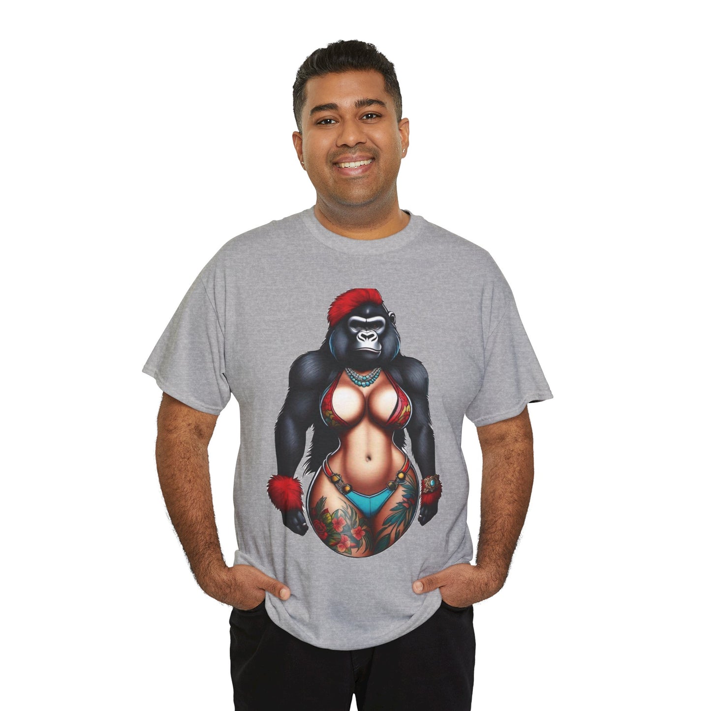 Unisex Heavy Cotton Tee - Gorilla