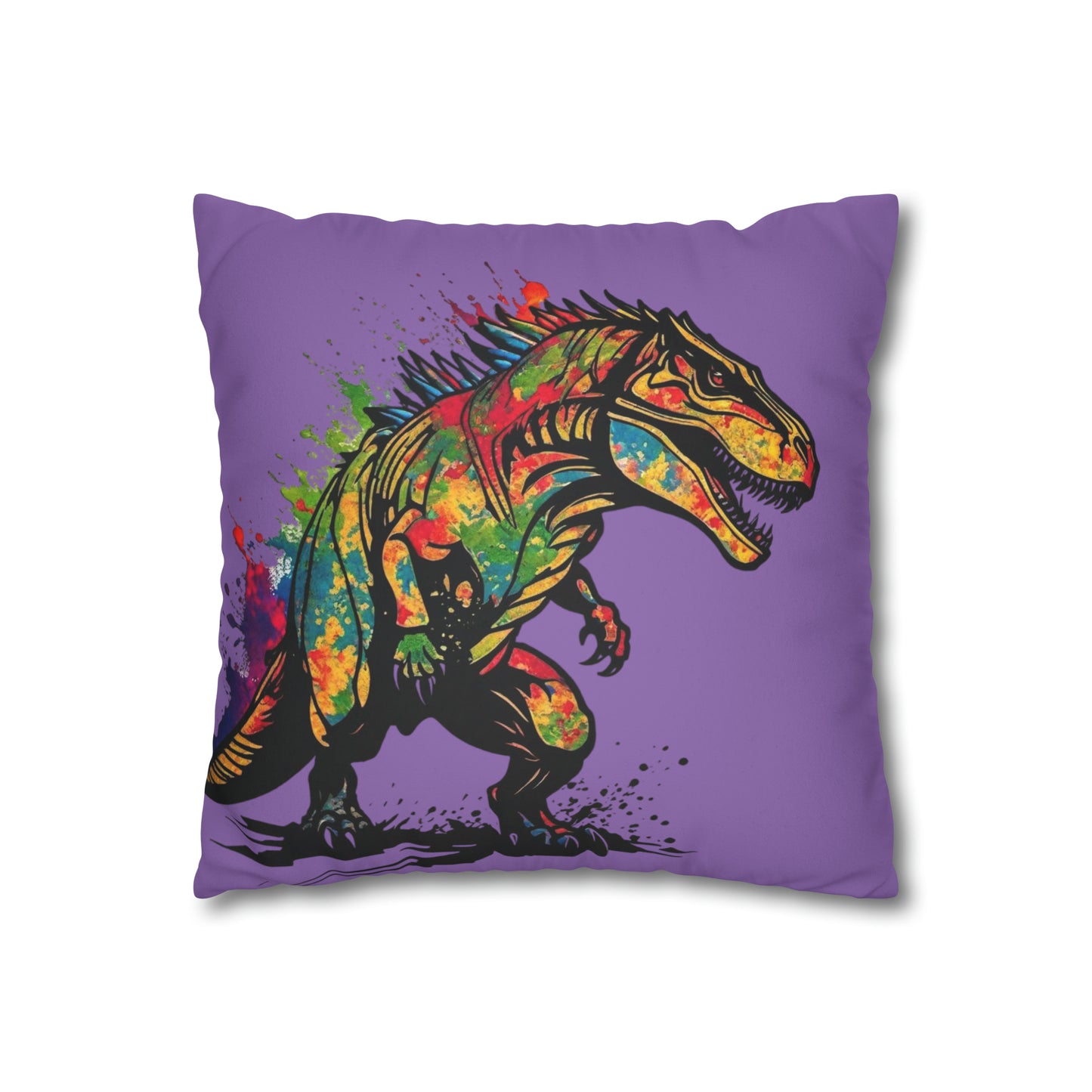 Faux Suede Square Pillowcase