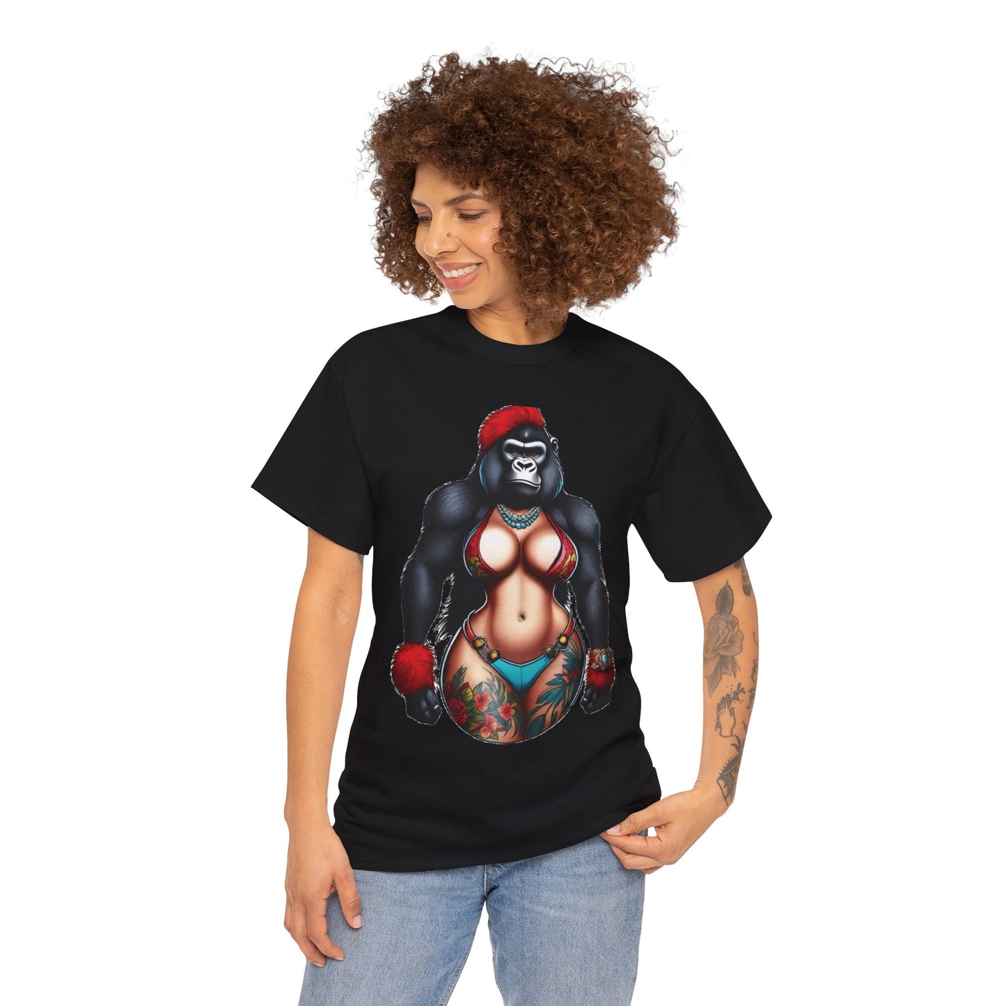 Unisex Heavy Cotton Tee - Gorilla