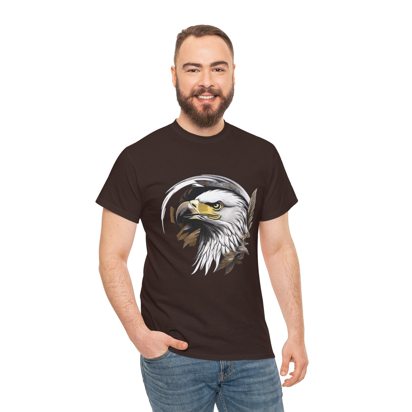 Unisex Heavy Cotton Tee - Eagle