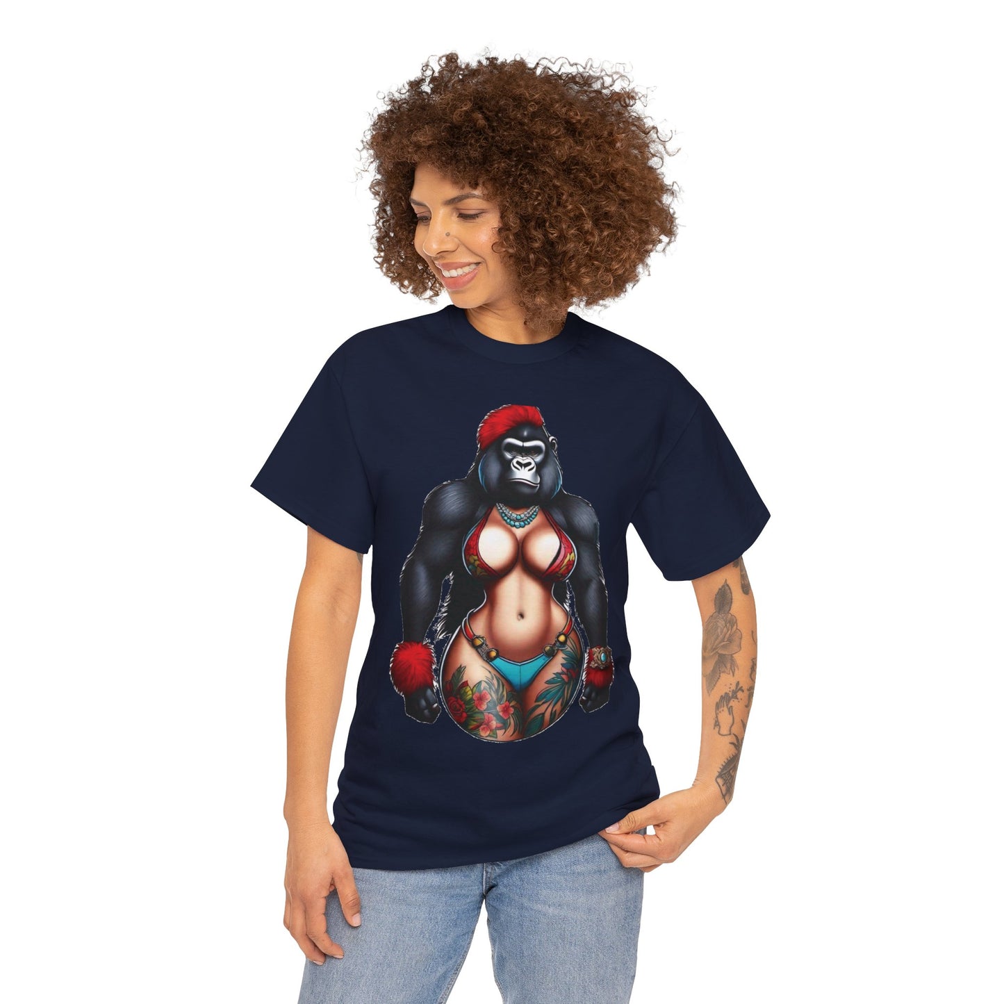 Unisex Heavy Cotton Tee - Gorilla