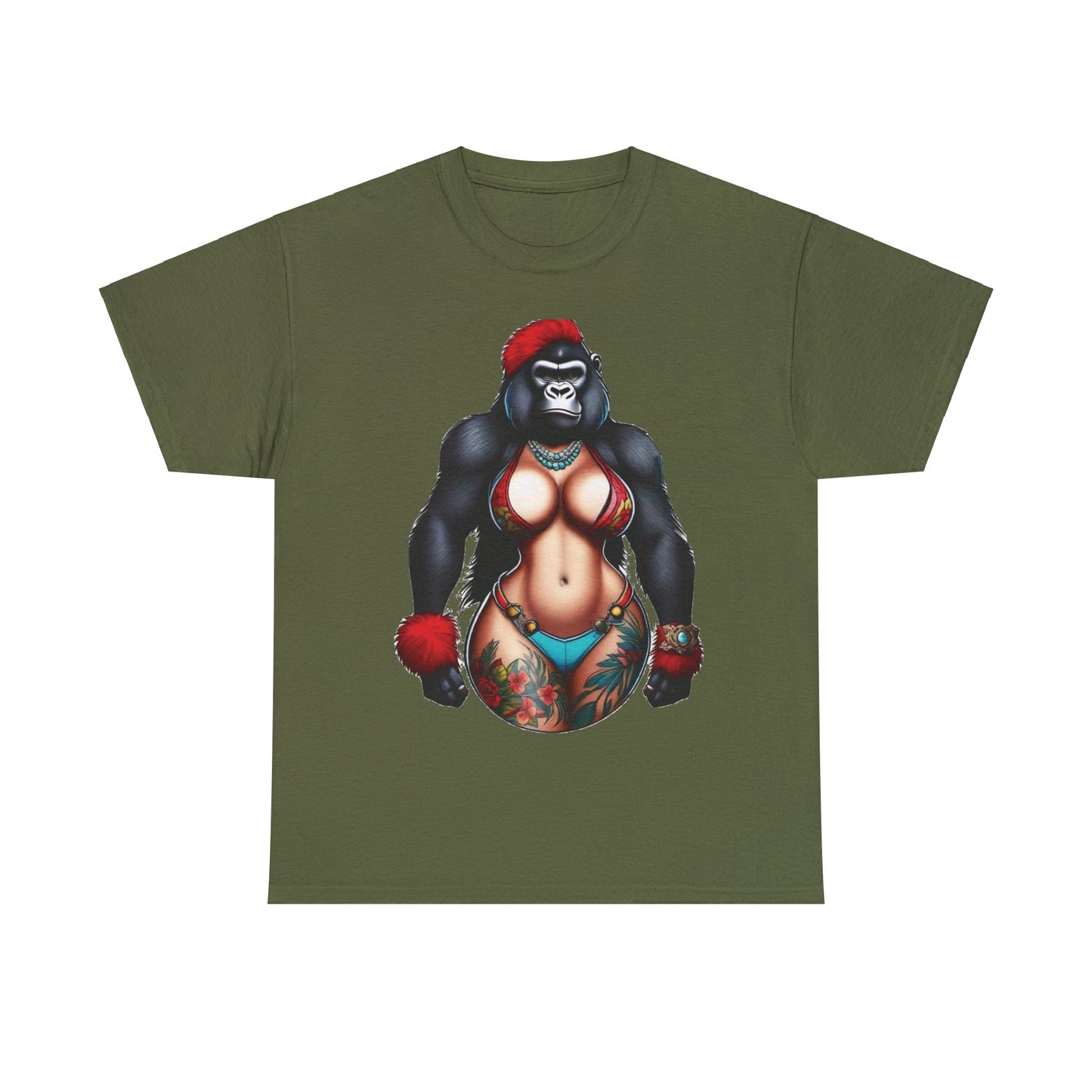 Unisex Heavy Cotton Tee - Gorilla