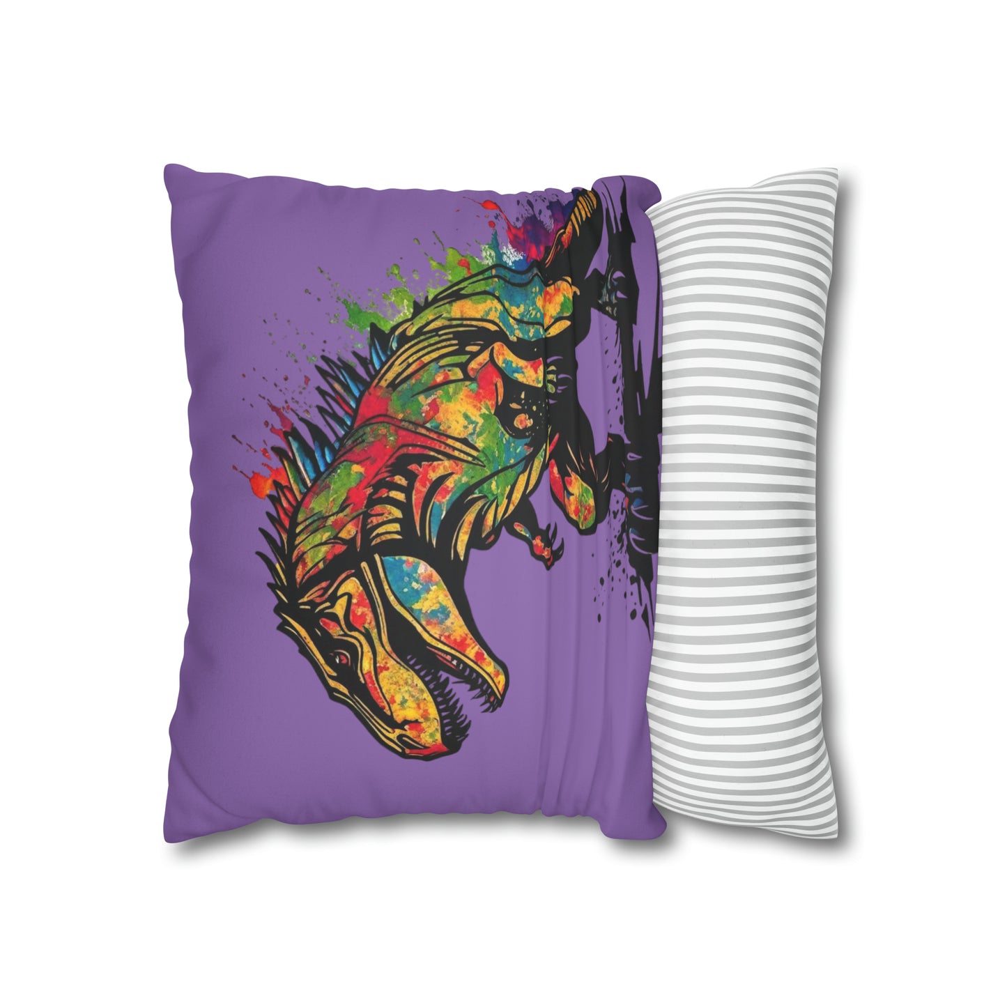 Faux Suede Square Pillowcase