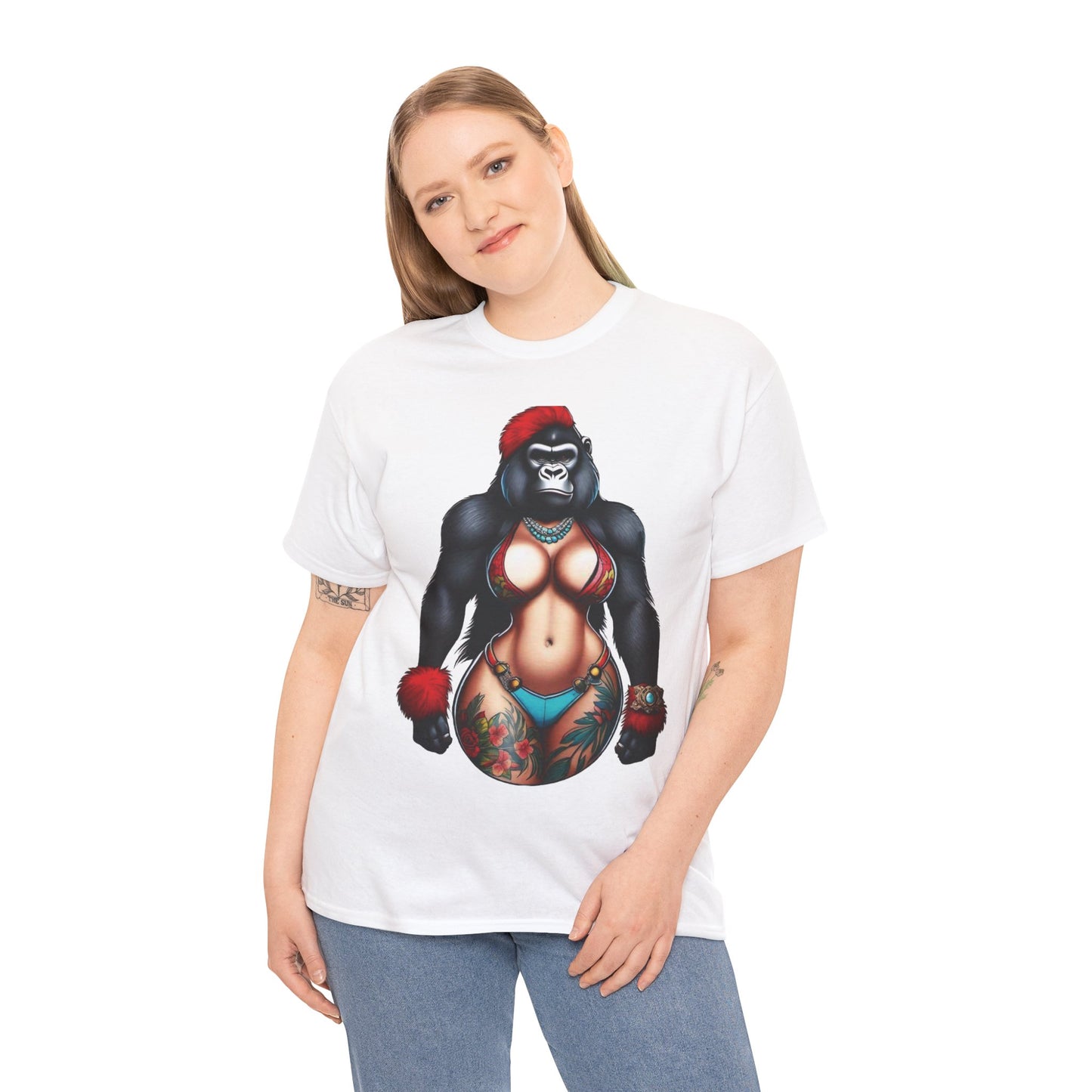 Unisex Heavy Cotton Tee - Gorilla