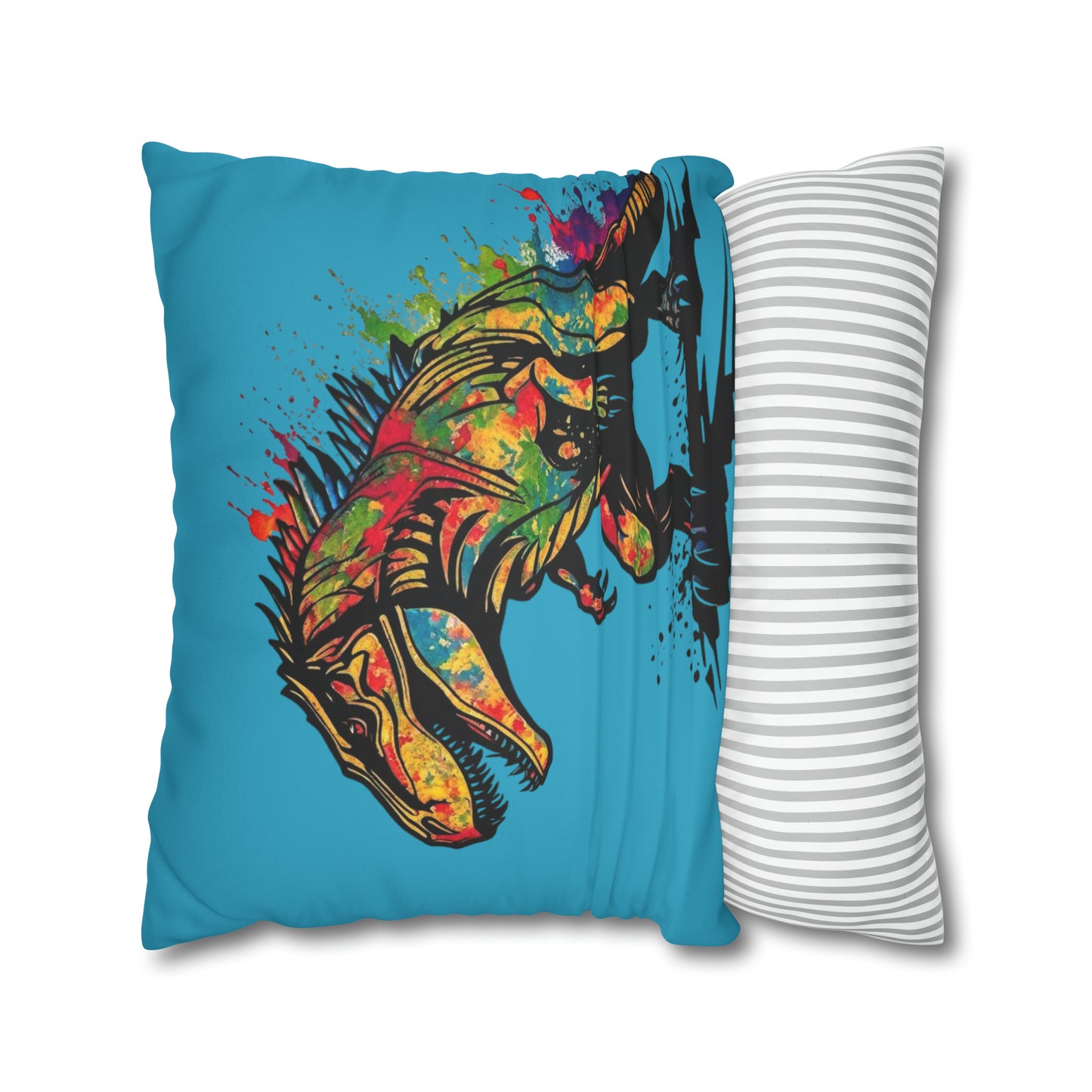 Faux Suede Square Pillowcase