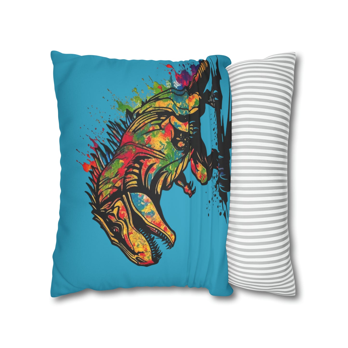 Faux Suede Square Pillowcase