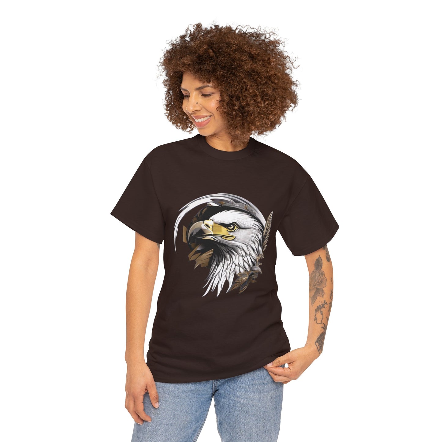 Unisex Heavy Cotton Tee - Eagle