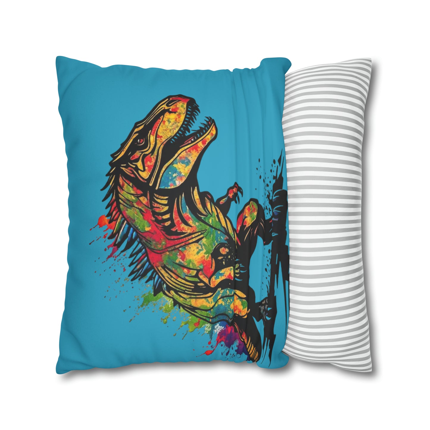 Faux Suede Square Pillowcase