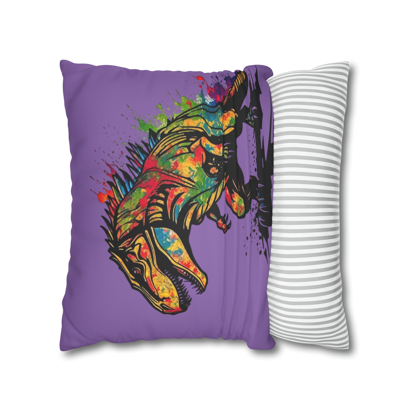 Faux Suede Square Pillowcase