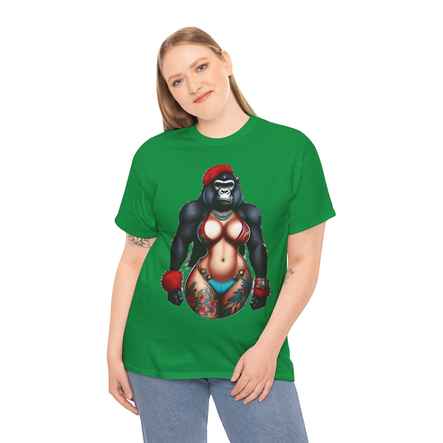 Unisex Heavy Cotton Tee - Gorilla