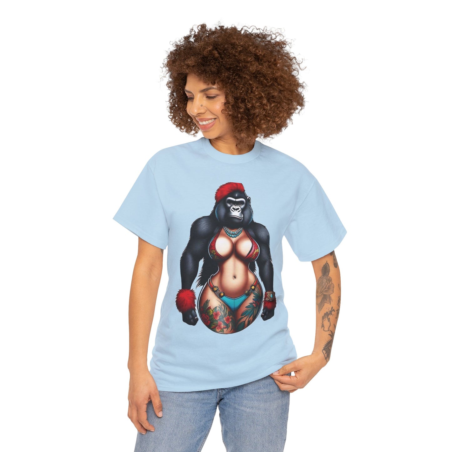 Unisex Heavy Cotton Tee - Gorilla