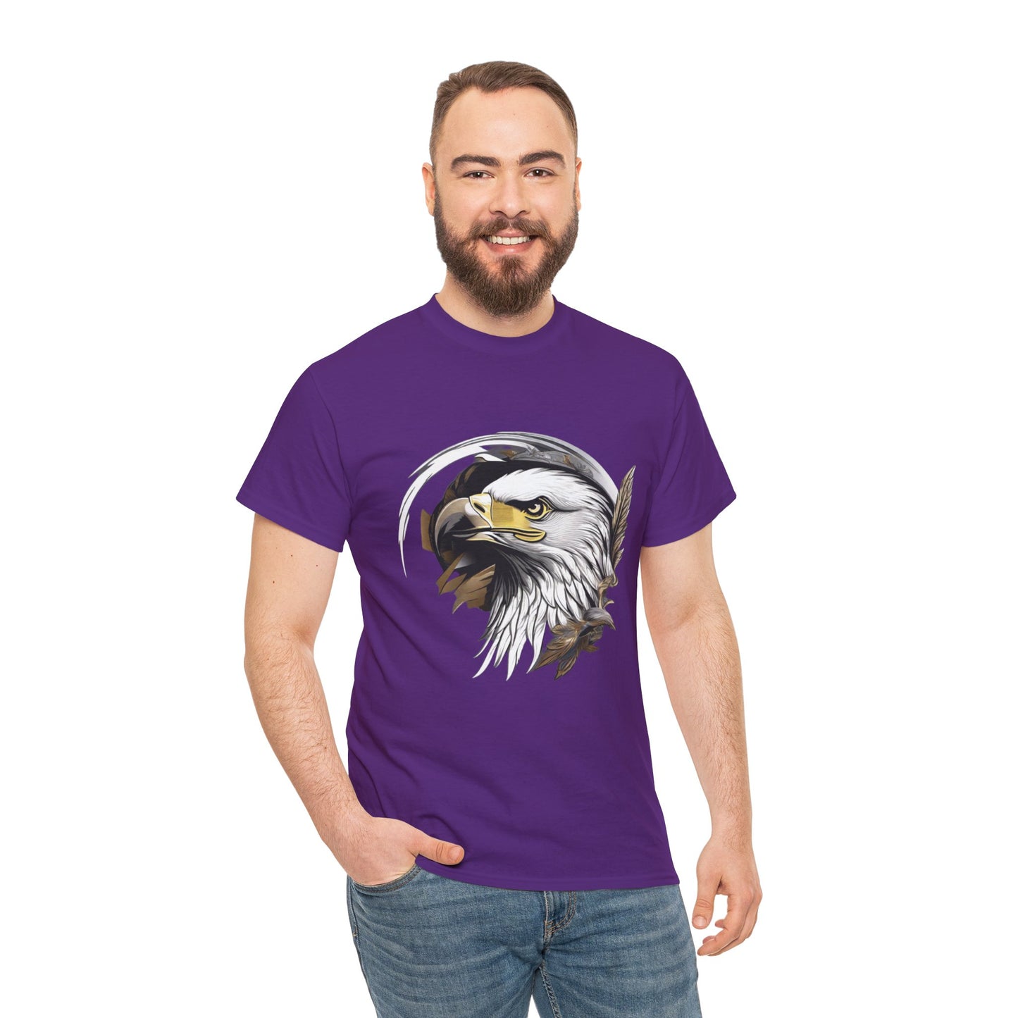 Unisex Heavy Cotton Tee - Eagle