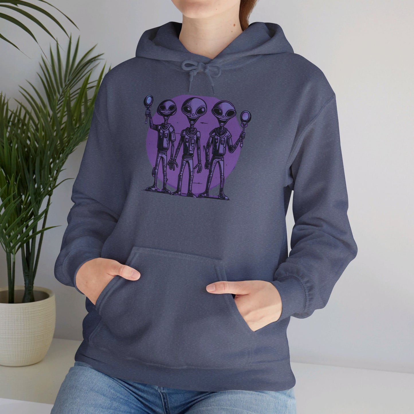 Unisex Heavy Blend™ Hooded Sweatshirt Aliens