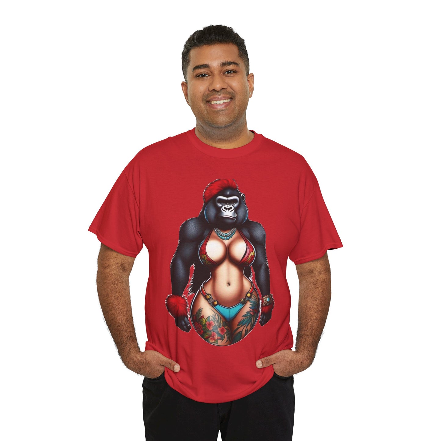 Unisex Heavy Cotton Tee - Gorilla