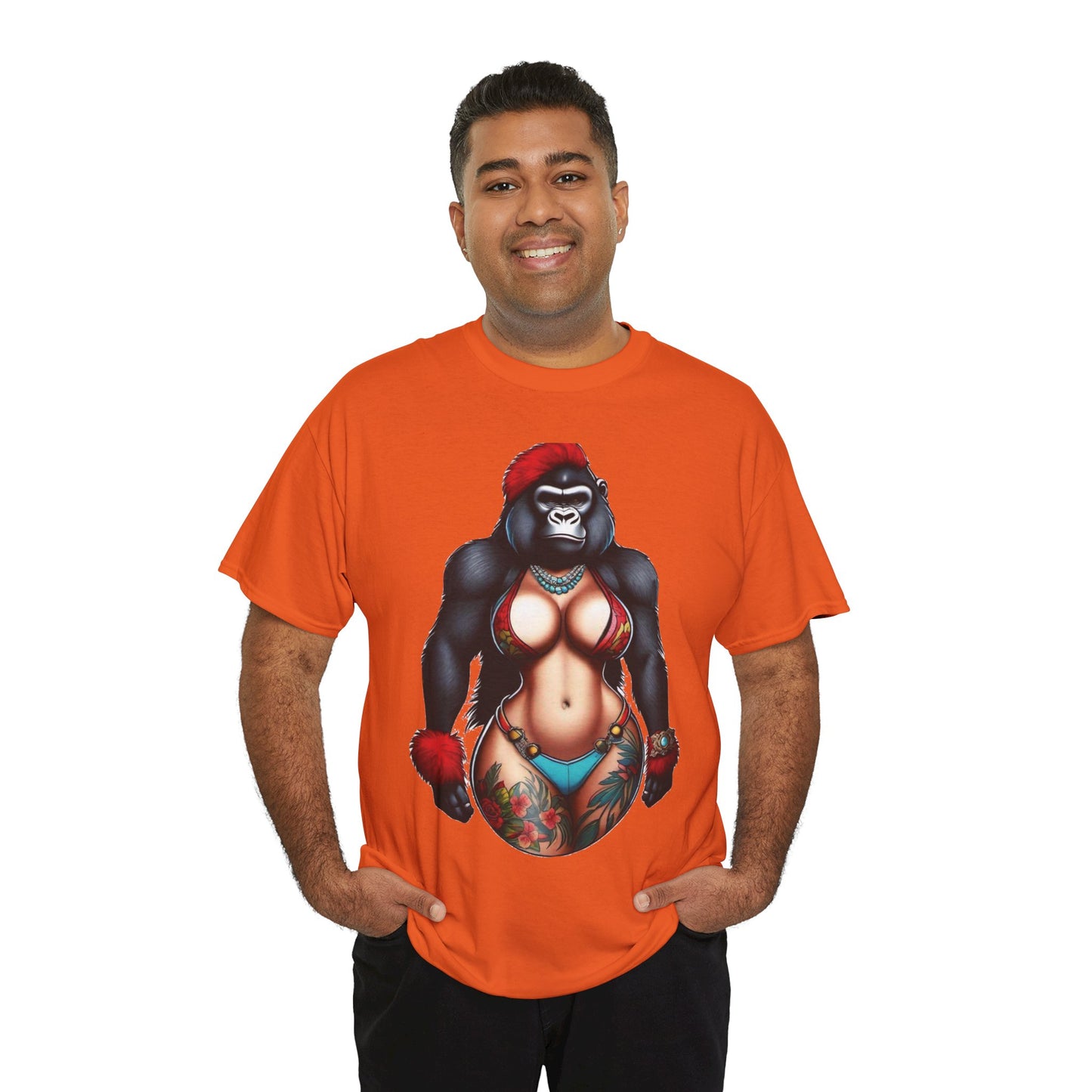 Unisex Heavy Cotton Tee - Gorilla