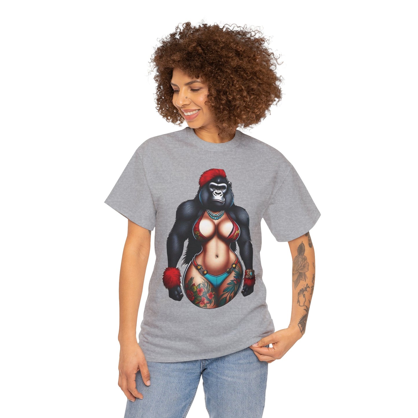 Unisex Heavy Cotton Tee - Gorilla