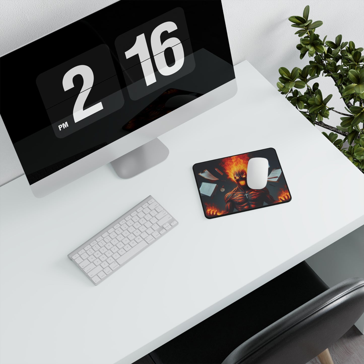 Non-Slip Gaming Mouse Pad - Paper Burn
