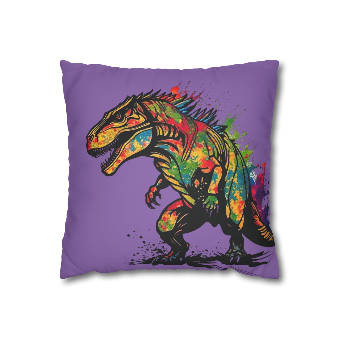 Faux Suede Square Pillowcase