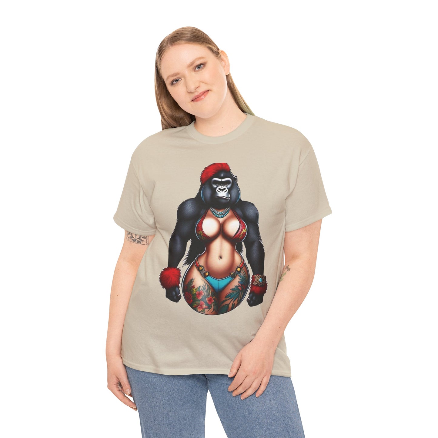 Unisex Heavy Cotton Tee - Gorilla