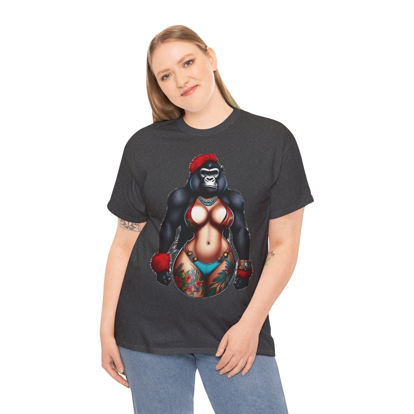 Unisex Heavy Cotton Tee - Gorilla