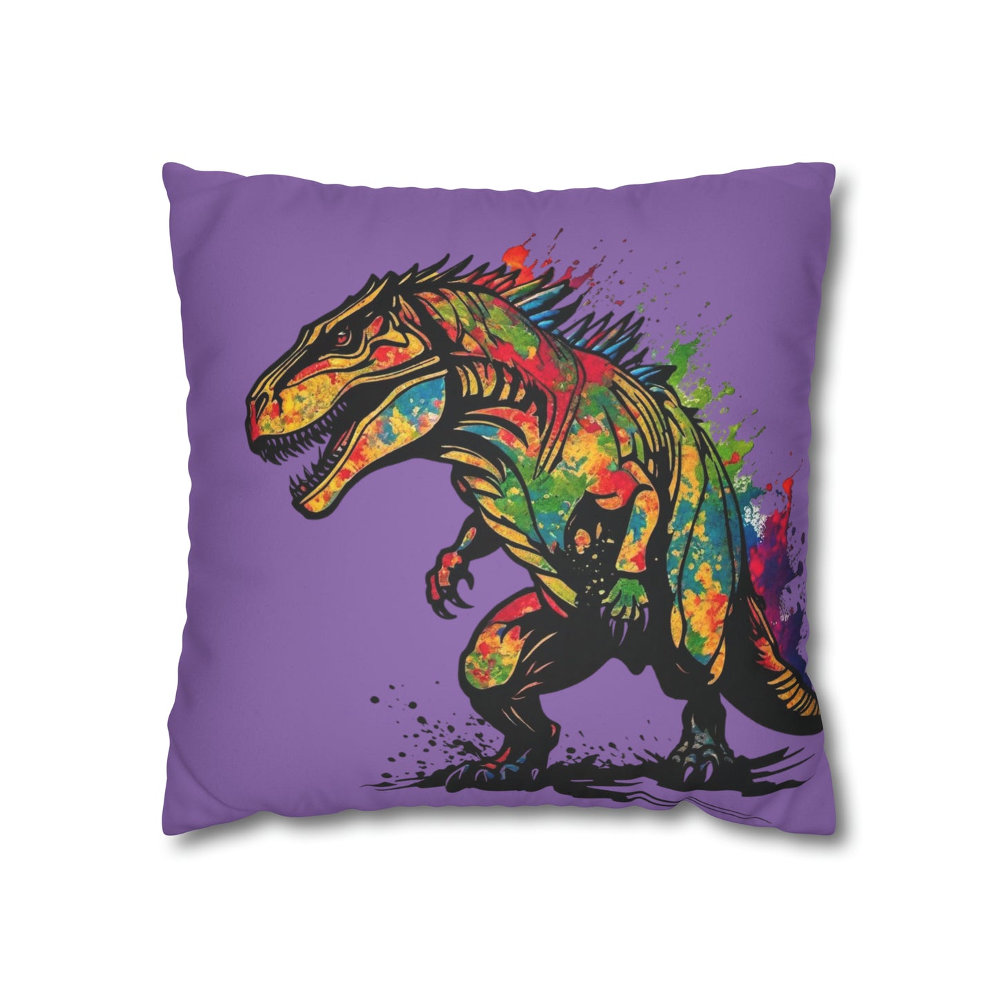 Faux Suede Square Pillowcase