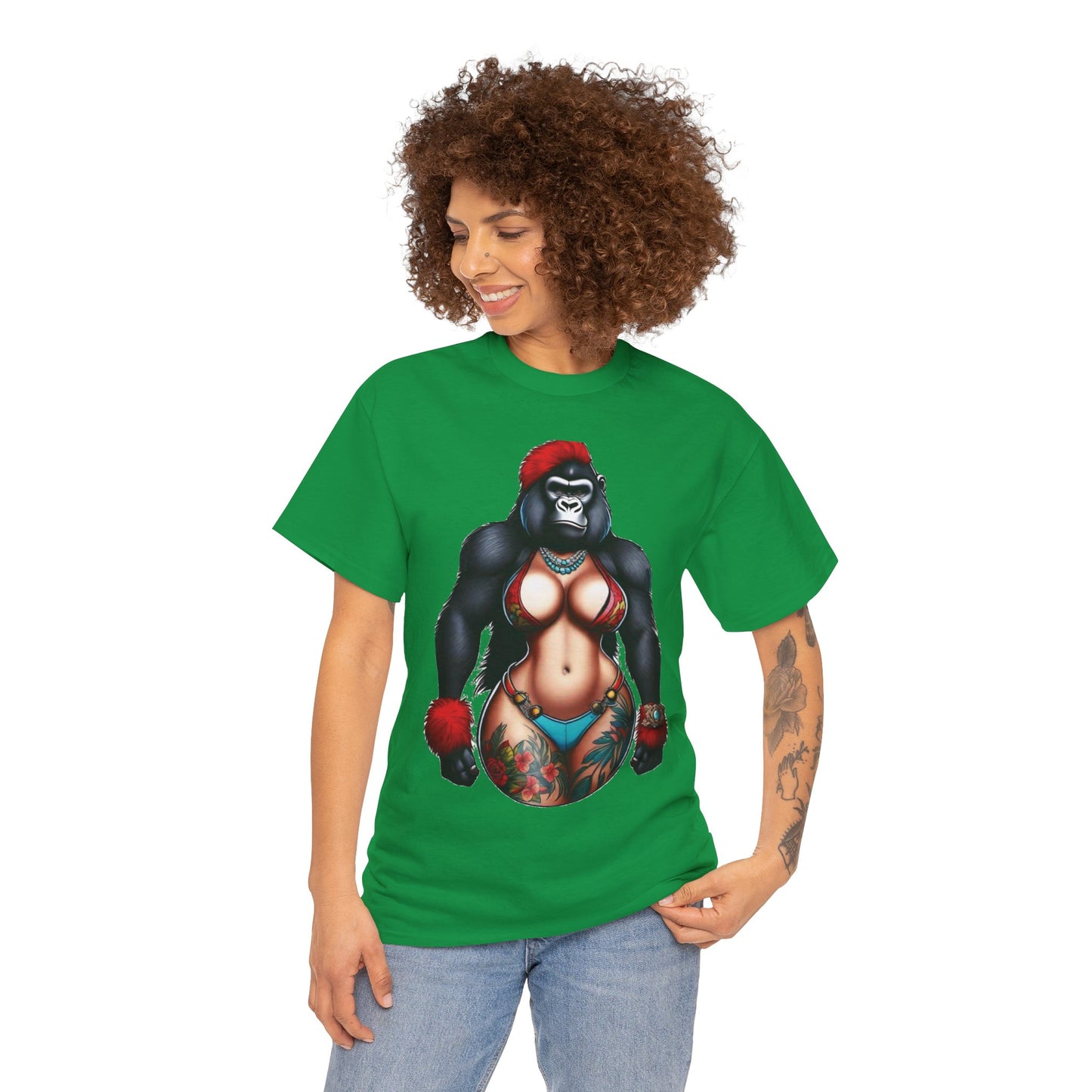 Unisex Heavy Cotton Tee - Gorilla