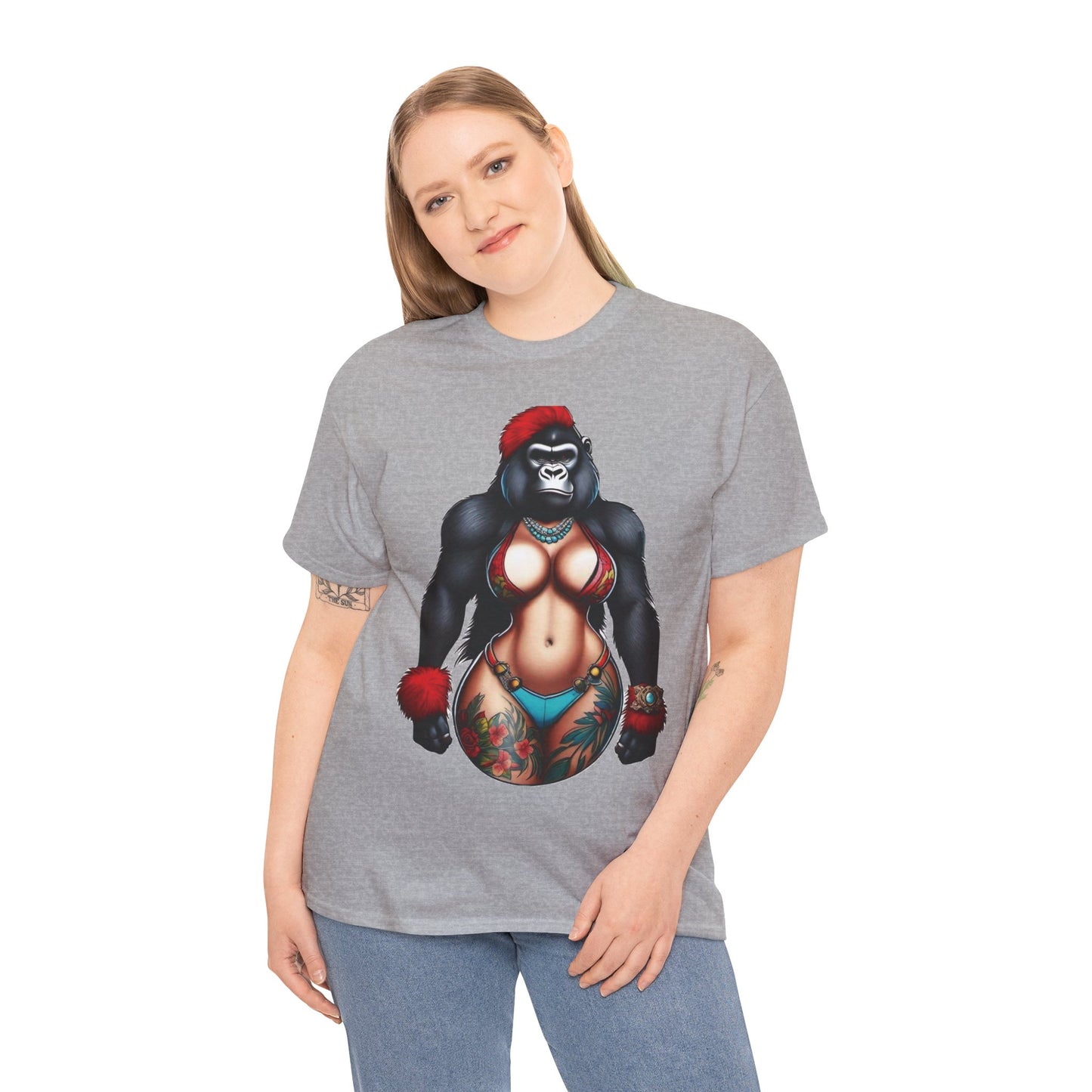 Unisex Heavy Cotton Tee - Gorilla