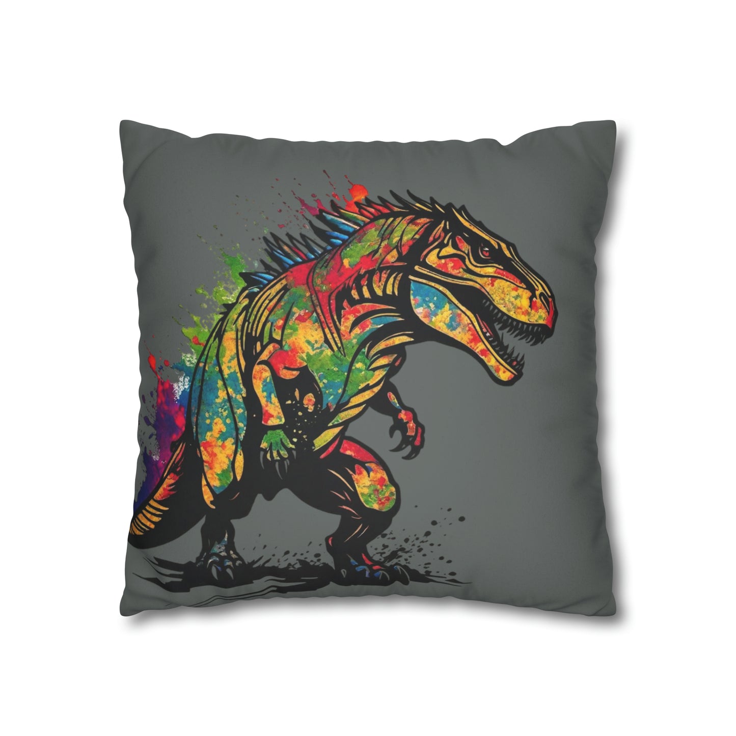 Faux Suede Square Pillowcase