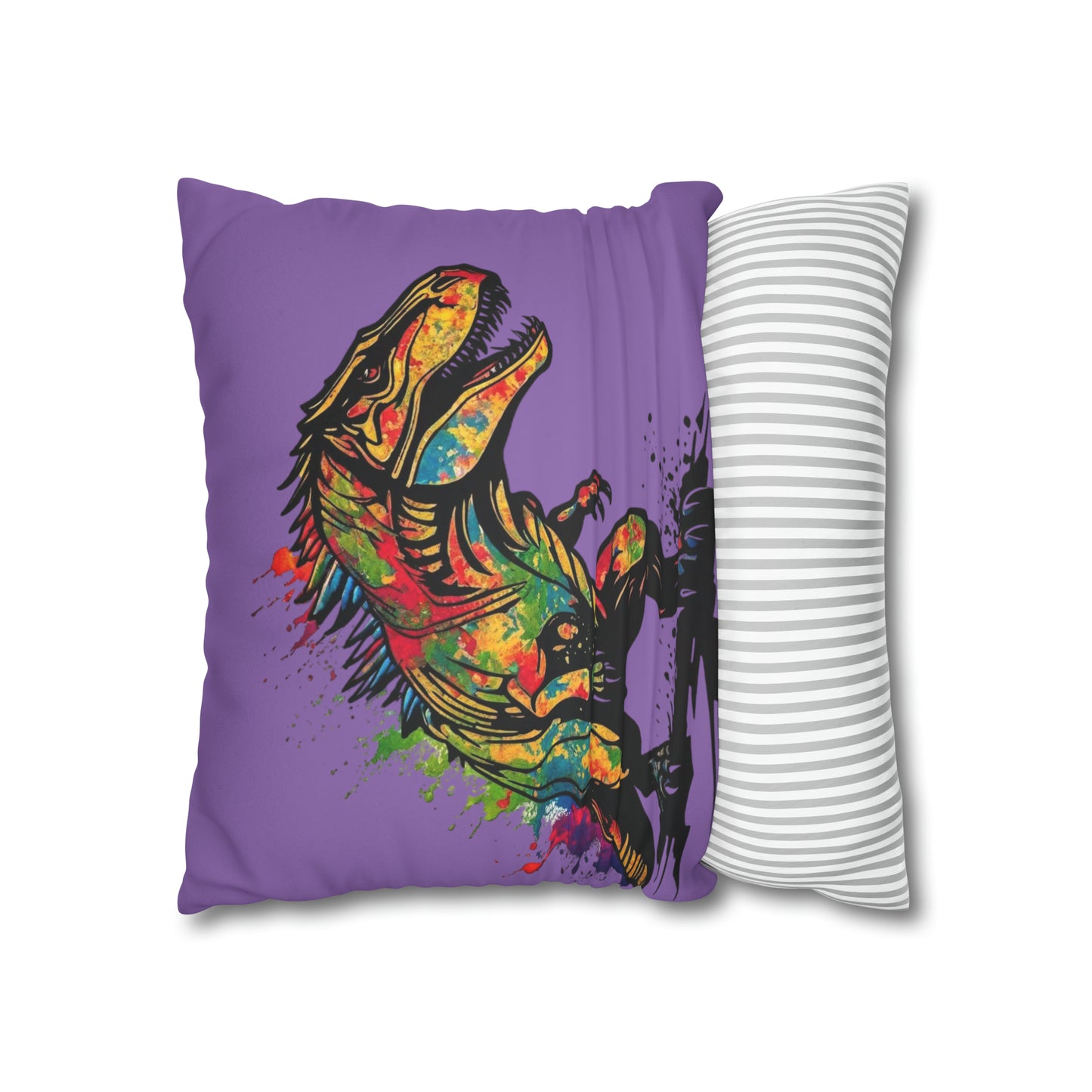 Faux Suede Square Pillowcase