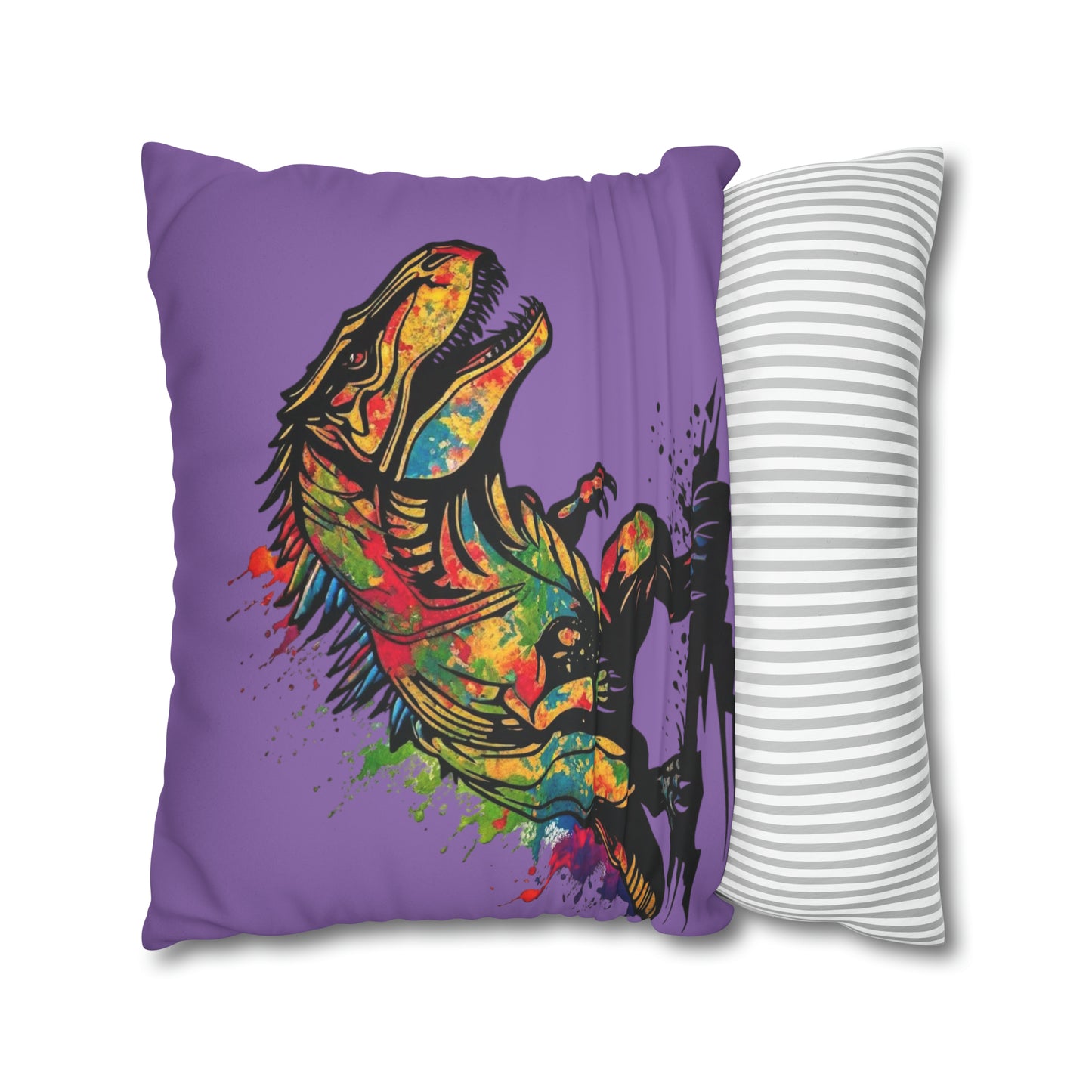 Faux Suede Square Pillowcase