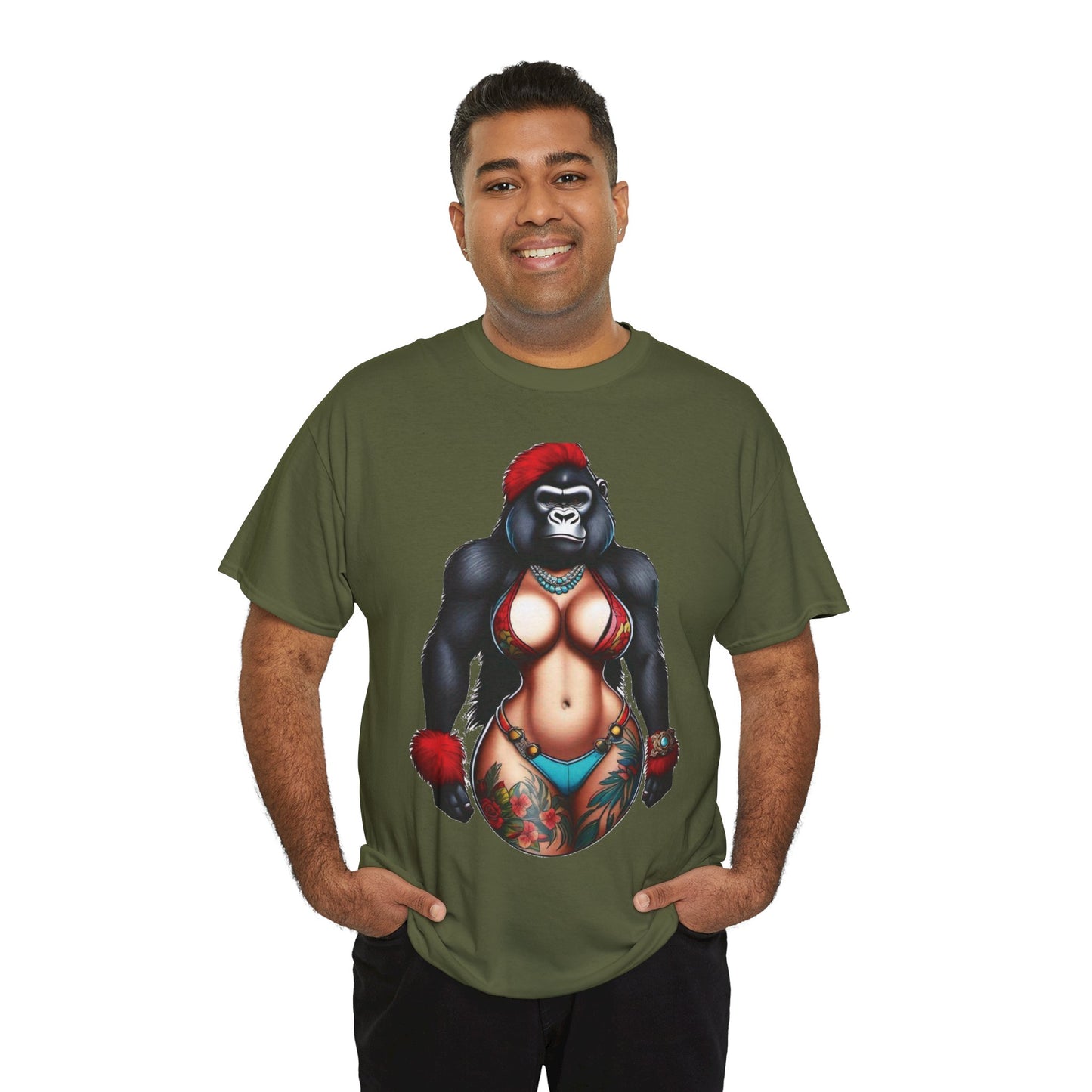 Unisex Heavy Cotton Tee - Gorilla