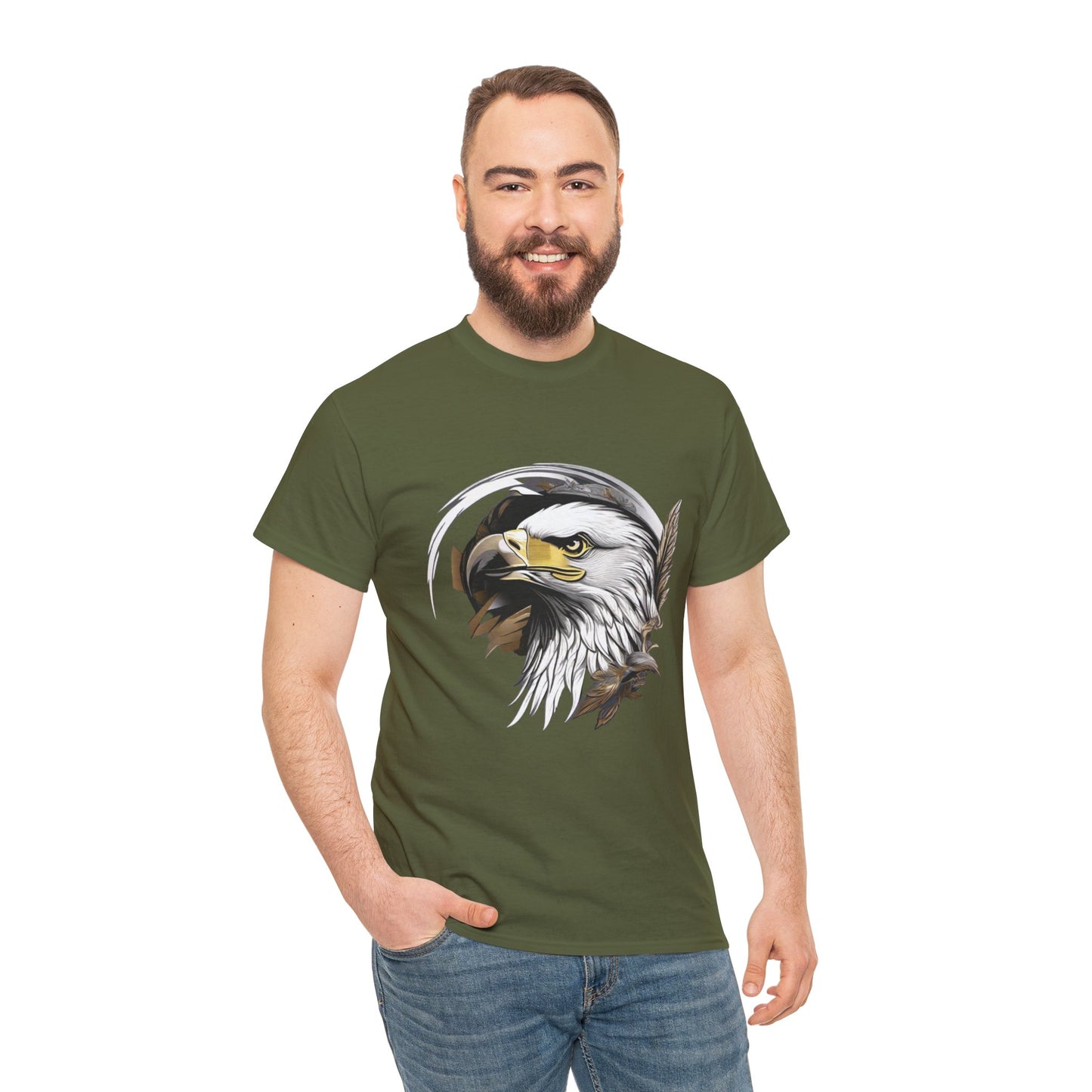 Unisex Heavy Cotton Tee - Eagle