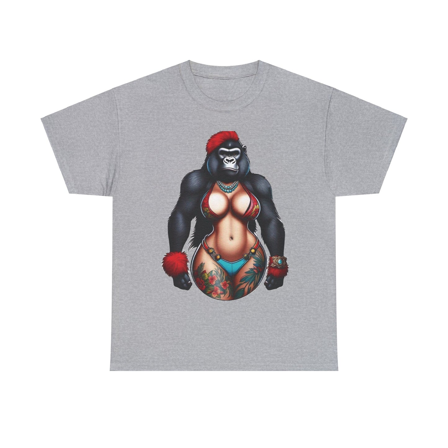 Unisex Heavy Cotton Tee - Gorilla