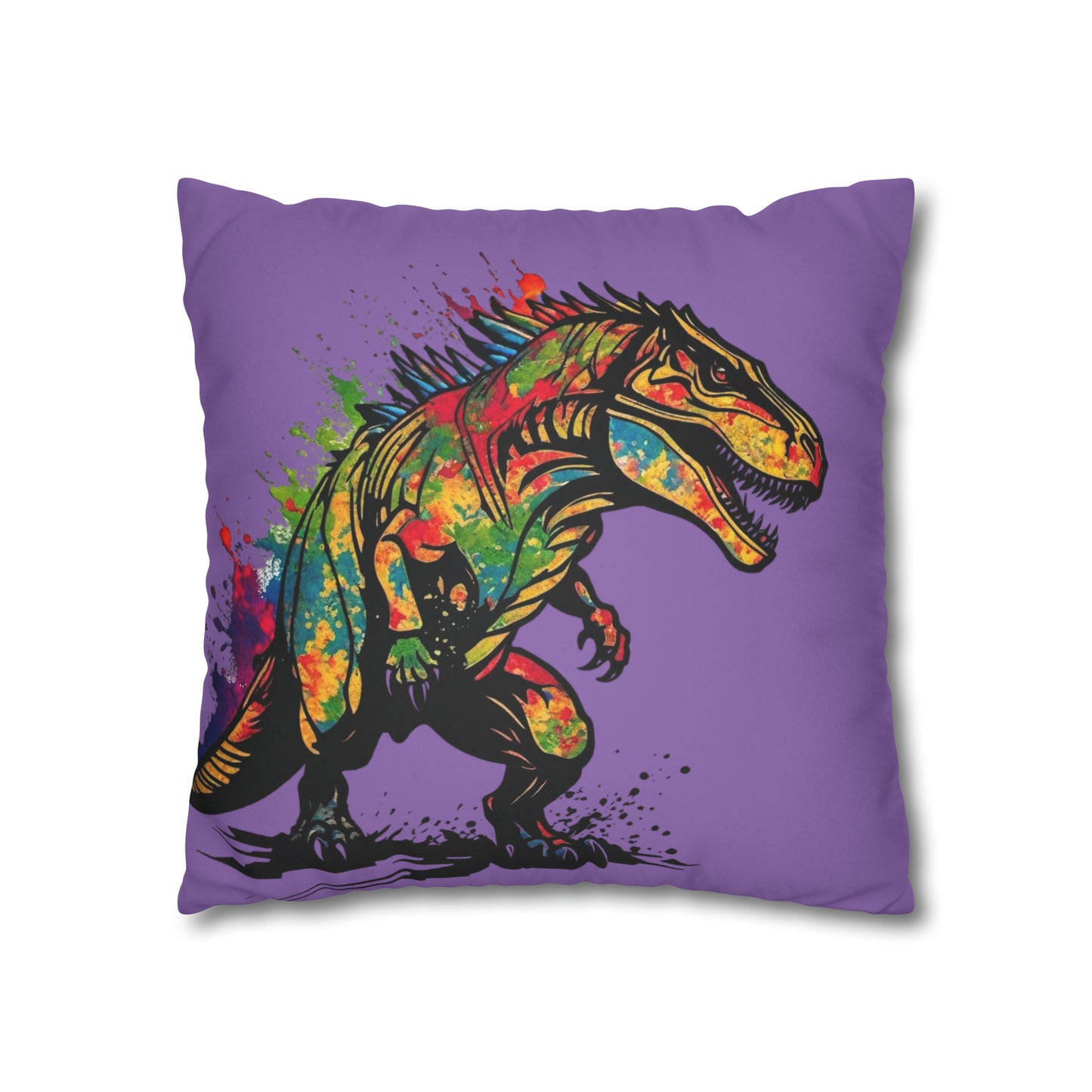 Faux Suede Square Pillowcase