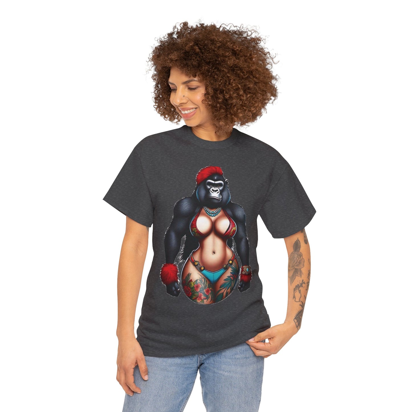 Unisex Heavy Cotton Tee - Gorilla