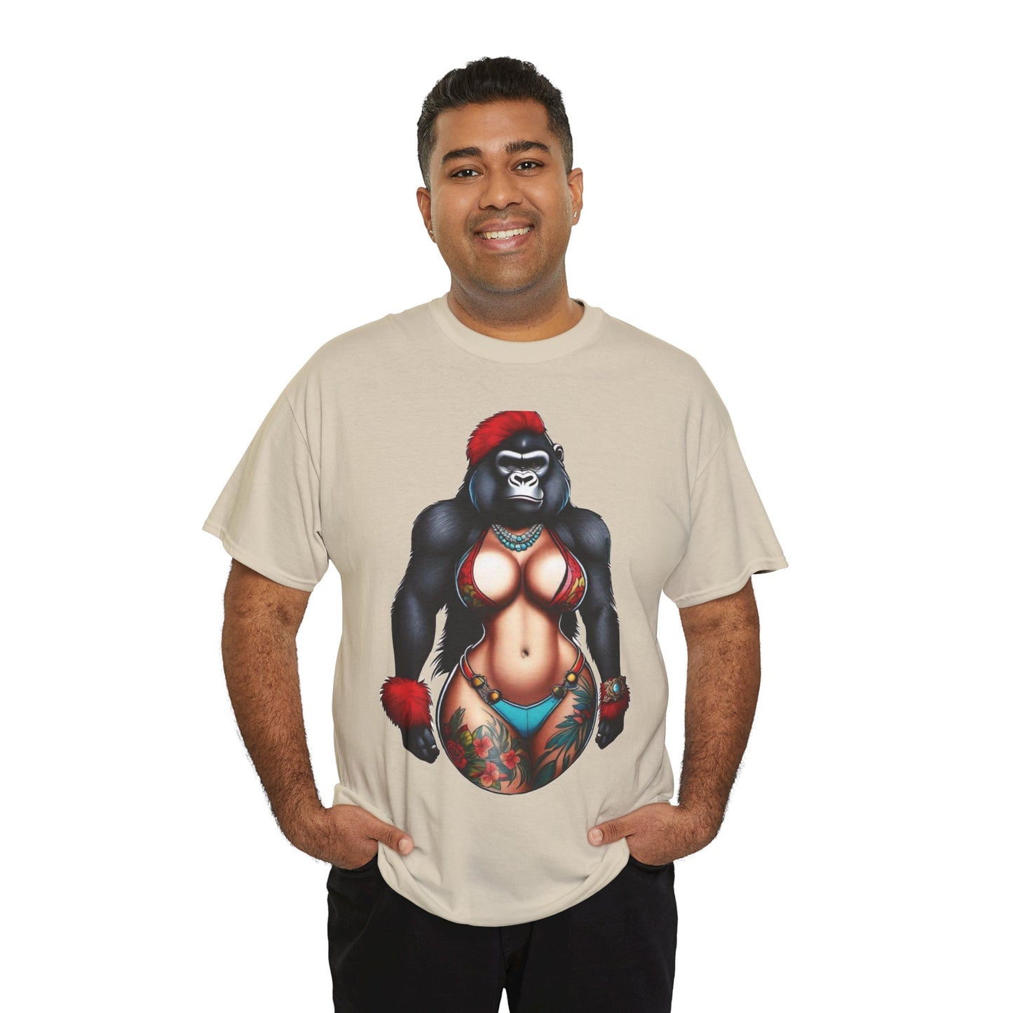 Unisex Heavy Cotton Tee - Gorilla