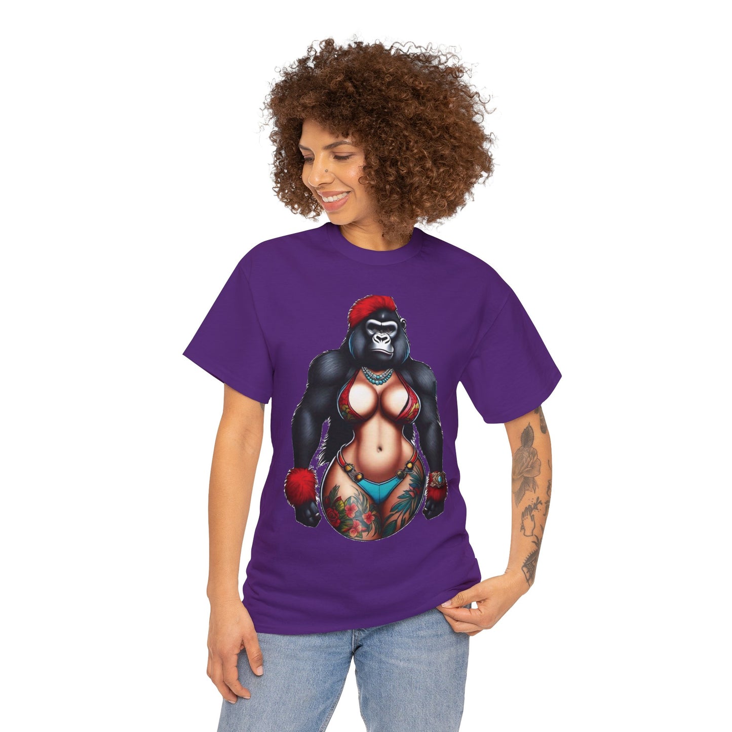 Unisex Heavy Cotton Tee - Gorilla