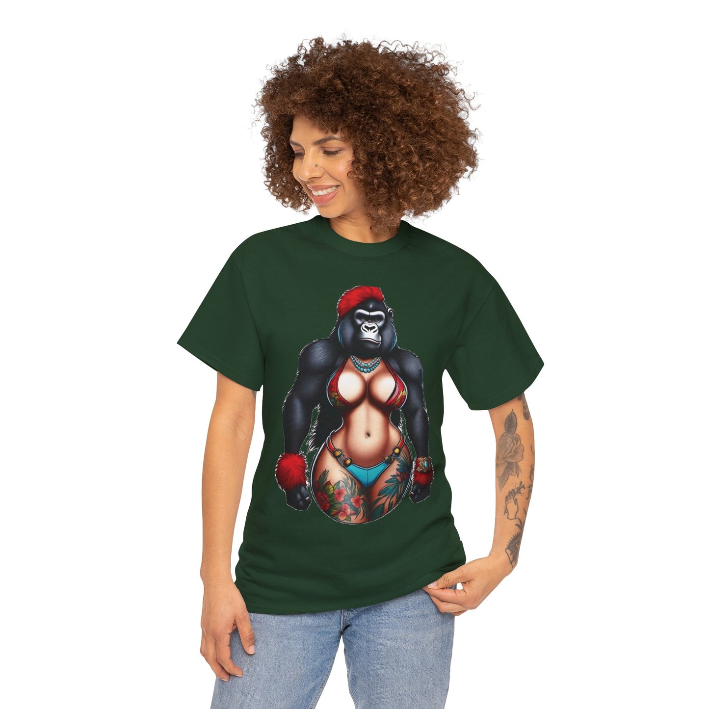 Unisex Heavy Cotton Tee - Gorilla