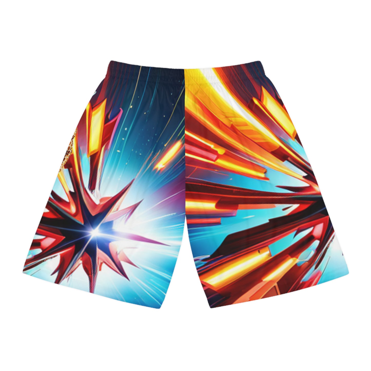 Basketball Shorts - Giraffe - Red vs. Blue