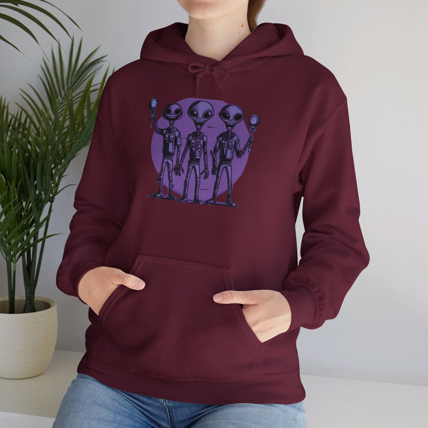 Unisex Heavy Blend™ Hooded Sweatshirt Aliens