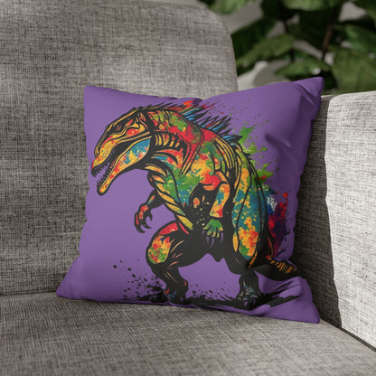 Faux Suede Square Pillowcase