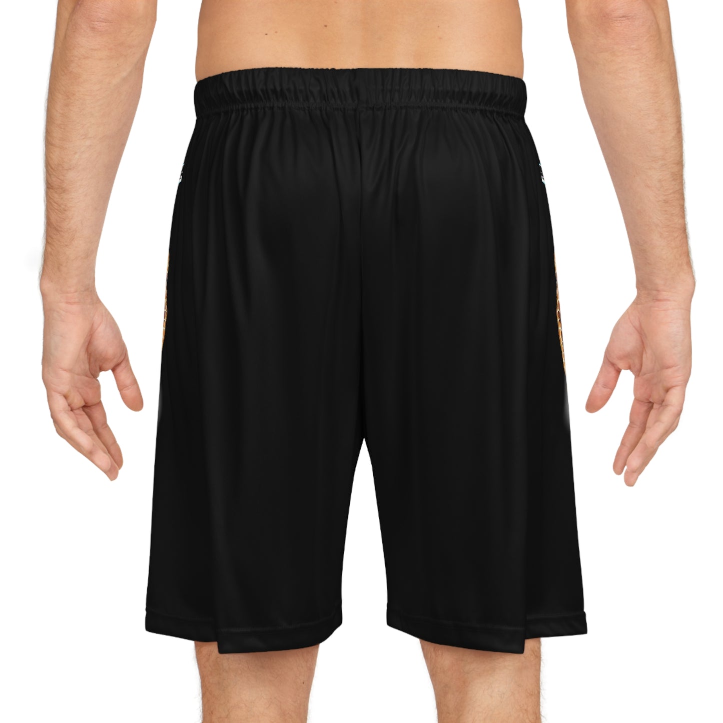 Basketball Shorts - Giraffe - Black