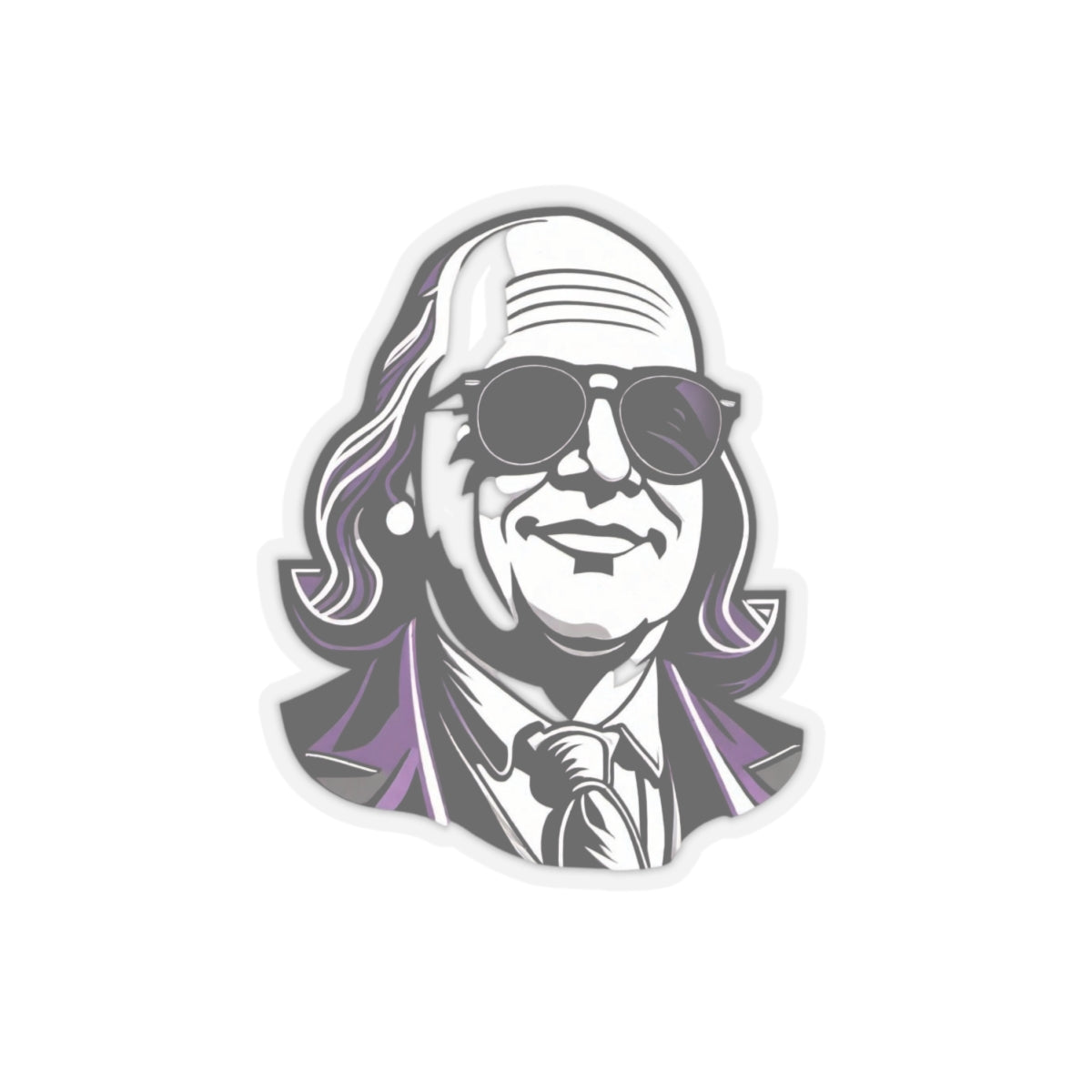 Kiss-Cut Stickers Ben Franklin