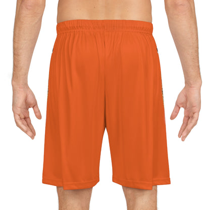 Basketball Shorts - Giraffe - Orange