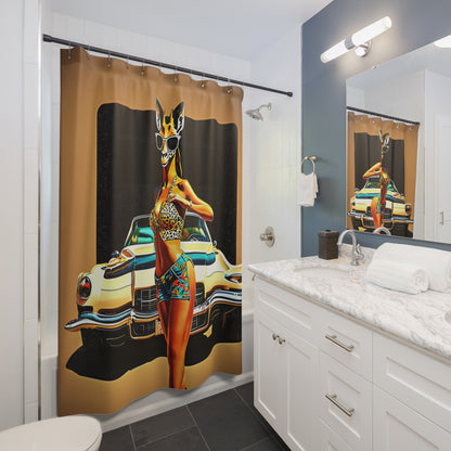 Shower Curtains - Giraffe